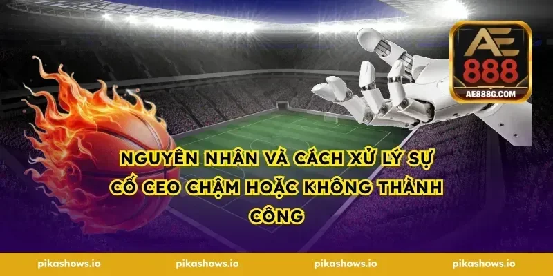 Nguyên nhân và cách xử lý sự cố CEO chậm hoặc không thành công