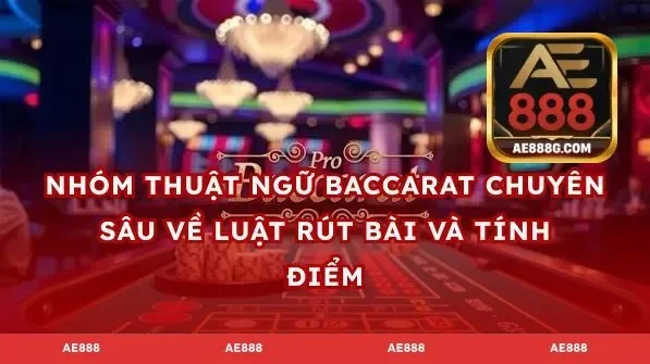 Nhóm thuật ngữ baccarat chuyên sâu về luật rút bài và tính điểm